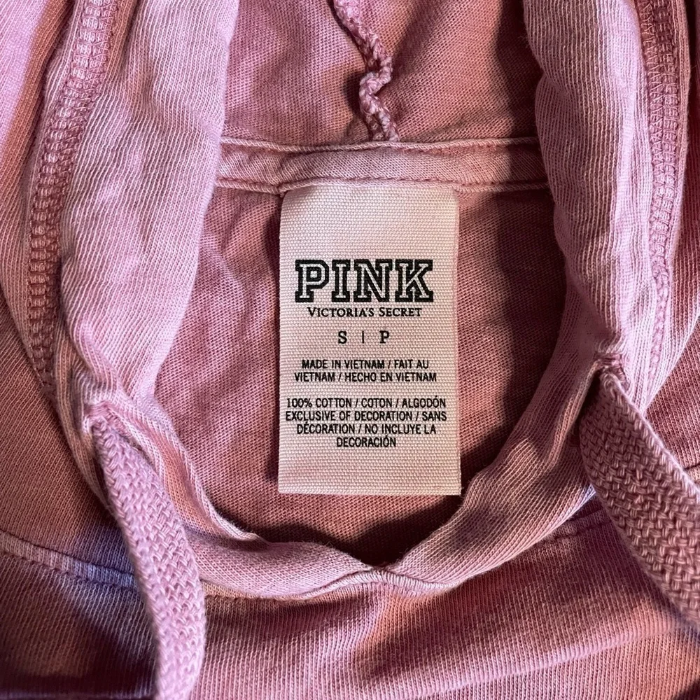 Pink by Victoria Secrets size small pink light hoodie - Picture 3 of 4